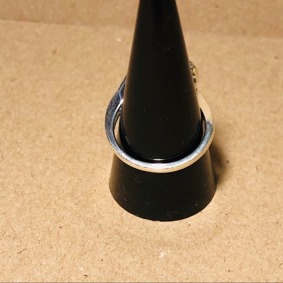 Diamonique Heart Ring - Picture 3 of 6